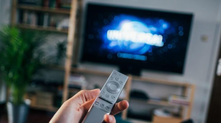 Person watching Connected TV