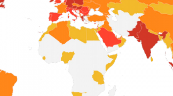 PageFair 2017 Global Adblock Report image of world