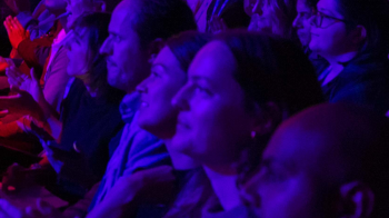 People in the audience at an IAB event