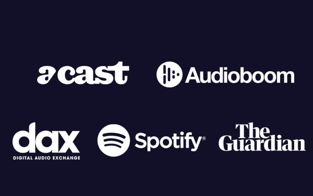 Partner logos podcast upfronts